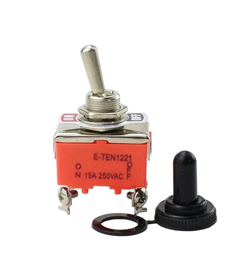 Interrupteur d'alimentation E-TEN1221 15A 4 PIN pour machine
