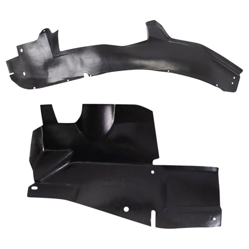 Image of TRQ Front Inner Fender Liner Set Compatible with 2005-2008 Buick LaCrosse GM1250134 GM1251109