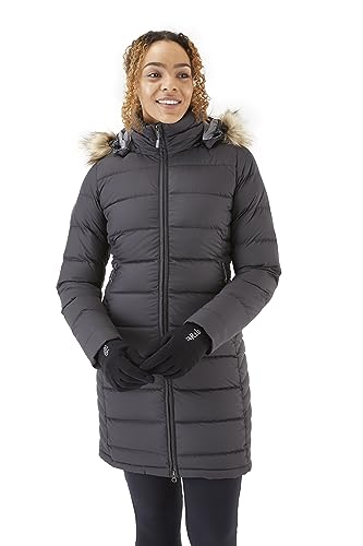 Rab Women's Deep Cover Down Parka Casual Coat Yorkshire Outdoor