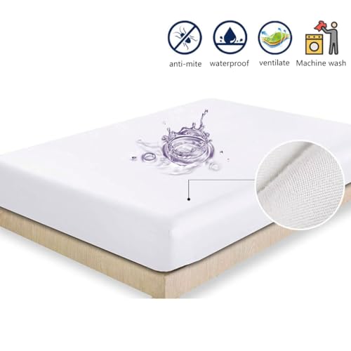 Housse de matelas imperméable lavable en machine pour lit sain - 4