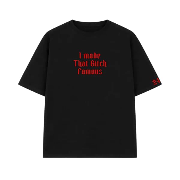 Image of PAWNA Marlboro Gen Z Oversized Tshirt Double Sided Print Black Mens