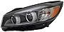 CarLights360: For Kia Sorento Headlight Assembly 2016 2017 2018 Driver Side w/Bulbs Halogen w/Light Bar Type DOT Certified For KI2502185
