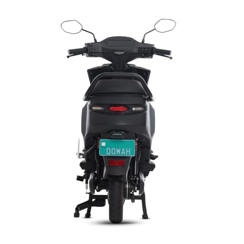 Image of OOWAH MAX Electric Scooter | 145 km ARAI range | 5 hr Fast Charging Safe LFP Battery with 5-Year / 75,000 km Warranty Color : Midnight Grey (Ex Showroom)
