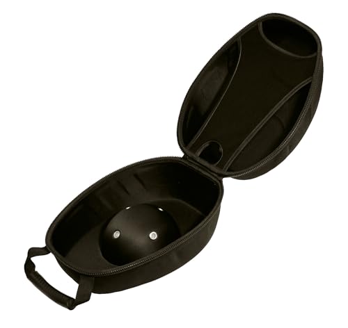 Funda para casco hípico de microfibra negra y talla universal 3