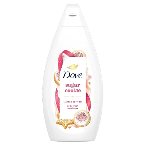 DOVE Sugar Cookie Limited Edition Body Wash Rich Cleanser with Sweet Cookie Fragrance Sulfate Free 450ml