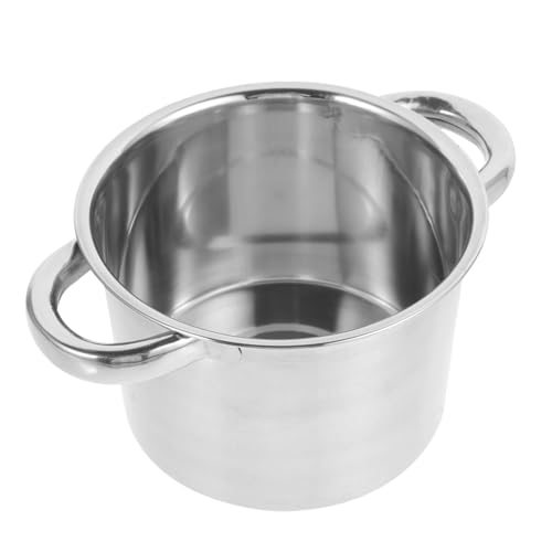 FONDOTIN Olla de Fusión de Acero Inoxidable para Derretir Mantequilla Chocolate y Queso Compacta y Fácil de Limpiar para Cocina y Repostería