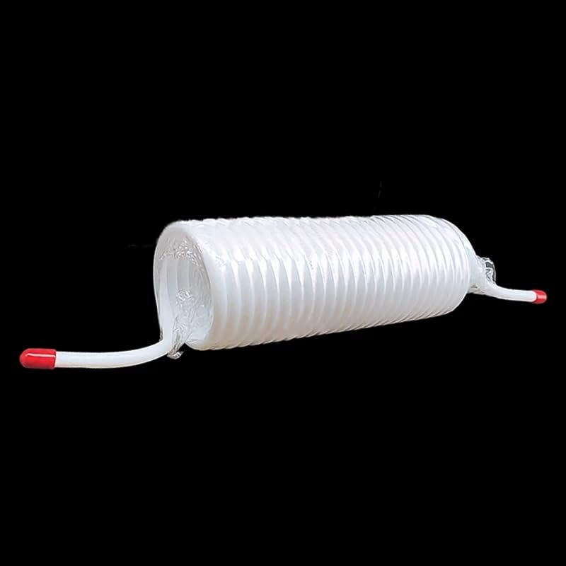 Tubo de resorte de PTFE, tubo de extensión en espiral 3/6/9M, temperatura -80-250°C | For resistencia química y a la temperatura. Ideal for transferencia de fluidos industriales.(6.35x4.35mmx6m)