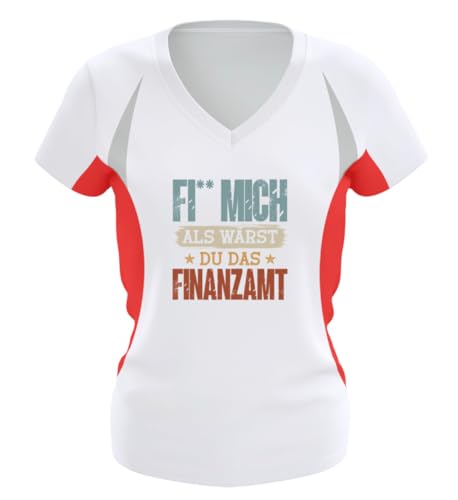 T-shirt de course pour femme coupe cintrée rouge feu XXL vêtement de sport running