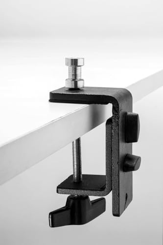 Image of SHOPEE Metal Table Clamp Mic /Tablet Scissor Arm Stand Bracket Clamp Desktop Monitor Lamp Work Light Mounting