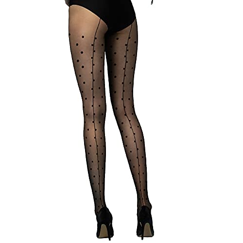 Fiore Fashion French Inspired Vintage Pattern Tights