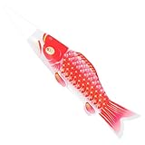 Artibetter Bandera Decorativa de Carpa Japonesa Roja de Tela para Decoración al Aire Libre y Fondo de Fotos en Fiestas y Regalos Varios estilos