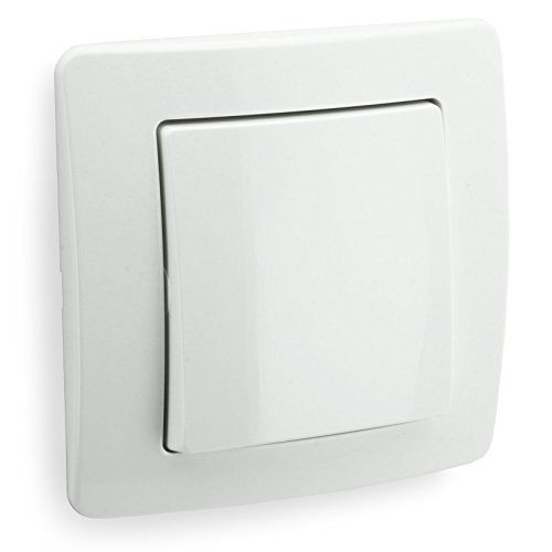Preisvergleich Produktbild EKONOMIK Wechsel-Schalter, weiß, 250V~ / 10A, UP
