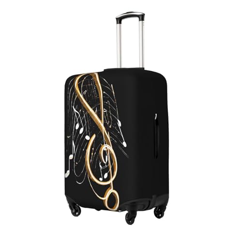 Luggage Covers For Suitcase Colorful Music Print Suitcase Cover Elastic Luggage Covers Suitcase Protector 18-32 Inch2