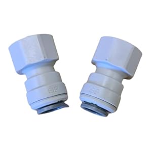 John Guest Female 1/2″ BSP to 12mm Push Fit Water Adaptor **(2 Pack)**