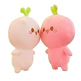 N/D Juguetes Blandos Super Cute Long Grass YAN Tuanzi Plush Toy Cute Multi-Expression Pillow Pillow Plush Doll Gift Toy 30cm Pink