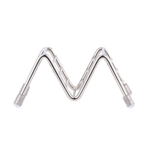 BEBEMOKO Roll Mexican Pancake Rack Trays Taco Stands Food Tray Taco Holder Plate Tray for Car Tortillas Soft Taco Shells Taco Truck Mexican Pancake Holder Taco Stand Rack Chef Para Silver