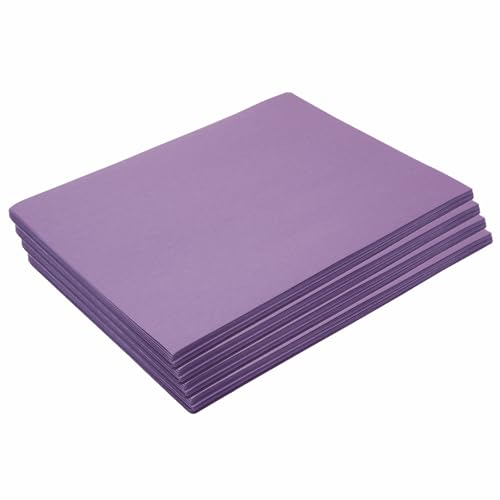 Colorations 9 x 12 Mediumweight Violet Construction Paper - 200 Sheets Bulk Pack Art Paper Arts and Crafts School Supplies Drawing Coloring Painting 3D Art