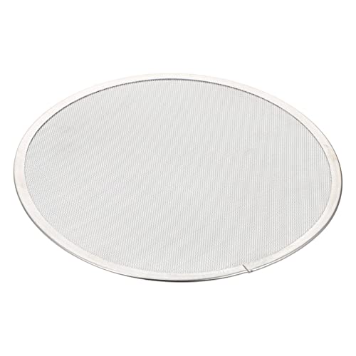 Zerodeko 1 Pc Filtro de borde pantalla de salpicaduras de acero cubierta de salpicaduras de microondas cedazo accesorios cocinita red anti-rociado de aceite red de filtro profesional Silver