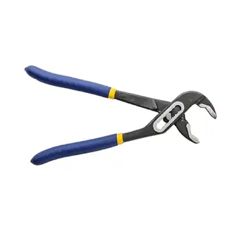 AGRICO Water Pump Piler, 7? | Plier Box Joint (Silver) | 18 x 6 x 1.5 Centimeters | Chrome Vanadium Water Pump Plier (Blue)