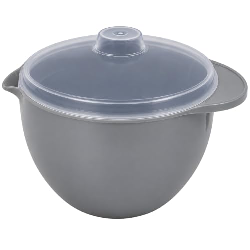 Microwave Ramen Cooker and Soup Bowl, 1.2L with Pour Spout and Splash Cover