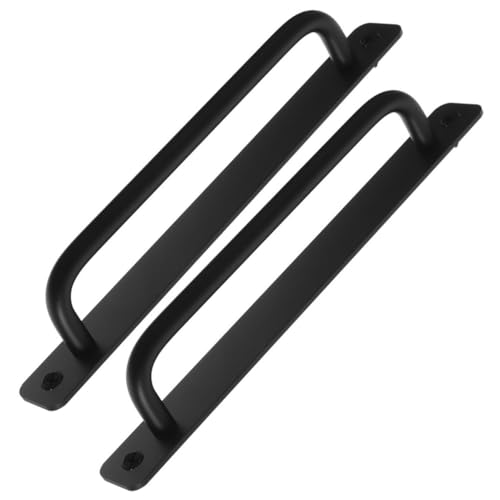 Abaodam 2個 アルミ合ドアハンドル 多用途クローゼット 納屋 引き戸用 簡単取付 人間工学設計の快適グリップ スリッシュなホームキッチン オ