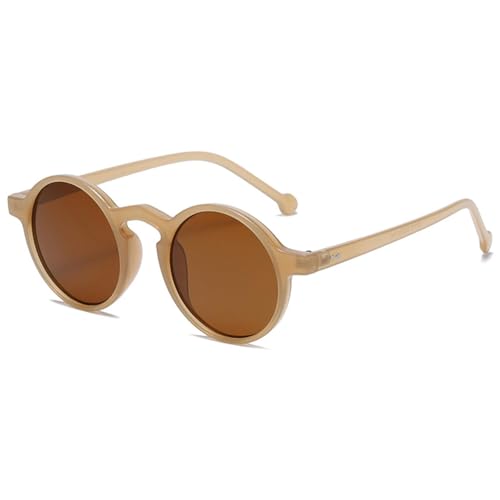 Lunettes de soleil rondes accessoire plage et terrasse style rétro chic