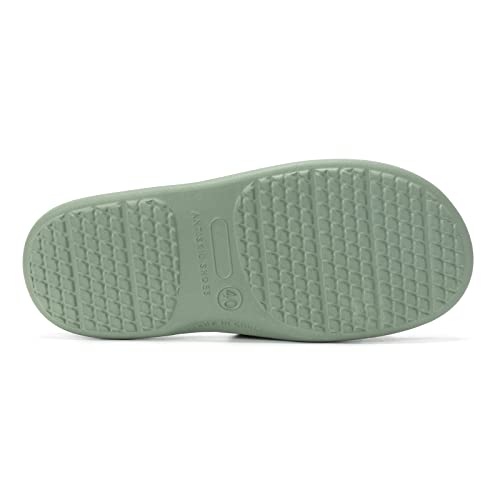 Image of FUNKYMONKEY Men's Shower Slides - Non Slip Quick Drying Sandals for Men - Lightweight Pool Beach Bathroom Slippers Indoor Outdoor