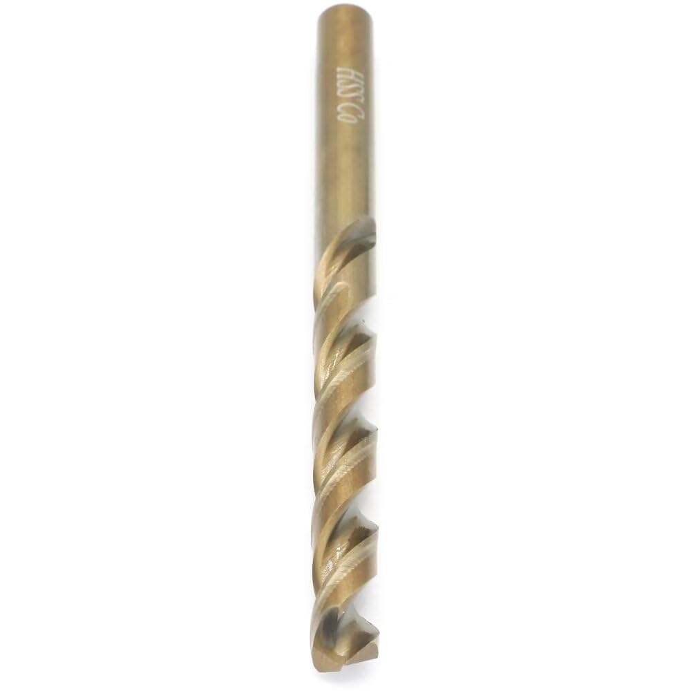 Lot de 10 forets en cobalt M35, 6,8 mm, pour métaux durs comme l'acier inoxydable, la fonte | Résistance exceptionnelle à la chaleur | Métrique 5% cobalt M35 Grade HSS-CO | Tige droite de qualité