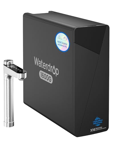 Waterdrop X16 pH+ Mineral Alcalino Sistema de Ósmosis Inversa, Ce...