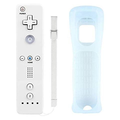 Mribo Wii Remote Controller with Silicone Case Cover