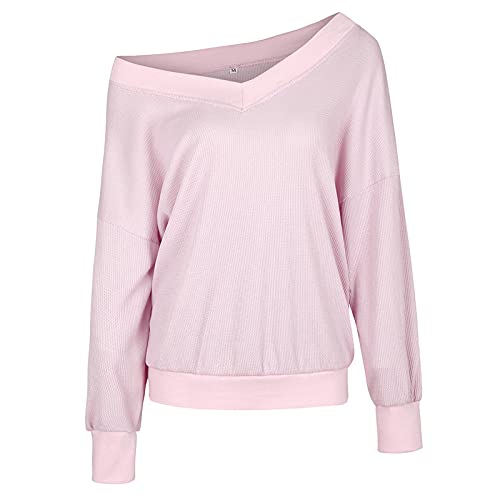 De Las Mujeres Otoño Verano Fuera Del Hombro CIMA Sexy Básico Casual Un Hombro Manga Larga CIMA para