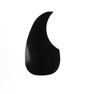 Musiclily Pickguard Forme de Larme Auto-adhésif Plaque de Protection pour Gaucher Guitare Acoustique Style Martin D28 - Les Beatles, Paul McCartney, John Lennon, RIngo Starr, George Harrison