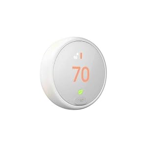 Google Nest Thermostat E – Programmable Smart Thermostat for Home – 3rd Generation Nest Thermostat – Works with Alexa,White