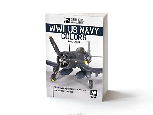 Livre de modélisme Vallejo WWII US Navy Couleurs pour peintres de figurines et maquettes