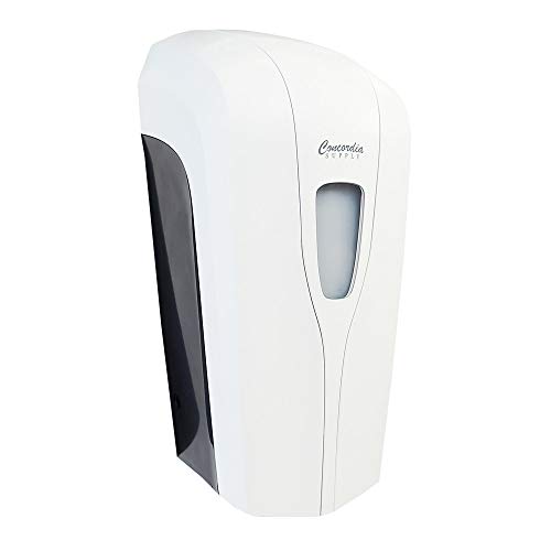 Touch-Free Automatic Hand Sanitizer Gel Dispenser Wall Mount, 1 Liter Refillable Eco-Friendly, Battery Operated