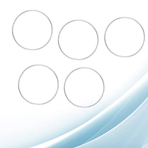 EXCEART Dreamcatcher Anel 10Pcs Metal Floral Hoop Coroa Macrame Craft Hoop Anéis para Fazer Wreathes