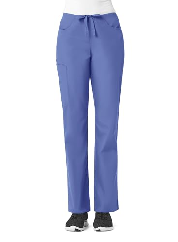 Maevn Women's Core Utility Cargo Pants(Ceil Blue, Medium Tall)