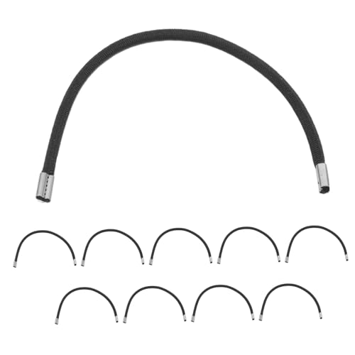 Toyvian 10pcs Vibration Microphone Rubber Rings Durable Elastic Bands for Shock Mounts Quick Setup for Audio and Noise Reduction for Portable Recording