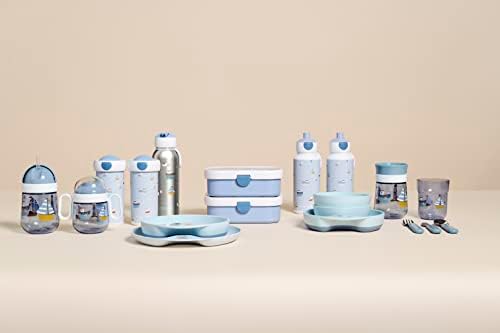 Mepal - Lunch Box Campus Little Dutch - Bento Lunch Box For Children - Lunch Box With Bento Compartment & Fork - Lunch Box With Clip Closure - BPA-free & Dishwasher Safe - 750 ml - Sailors Bay.
