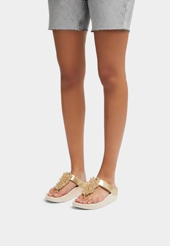 Image of FitFlop Fino Bauble-Bead Toe-Post Sandals