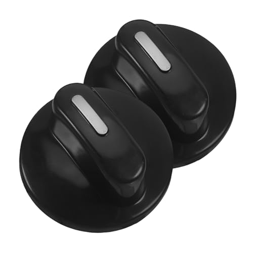 Yardwe 2 piezas Perillas Universales de Plástico para Hornos para Ollas a Presión Eléctricas y Estufas de Gas Eje en D de 6 mm miniatura 1