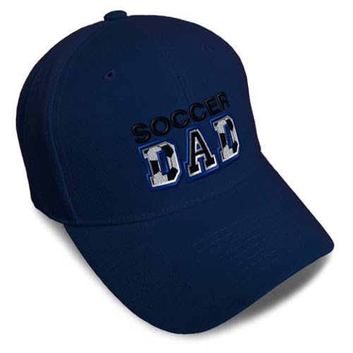Image of Custom Baseball Caps for Men & Women Embroidered Soccer Dad B Embroidery Ladies & Men Baseball Hats Acrylic