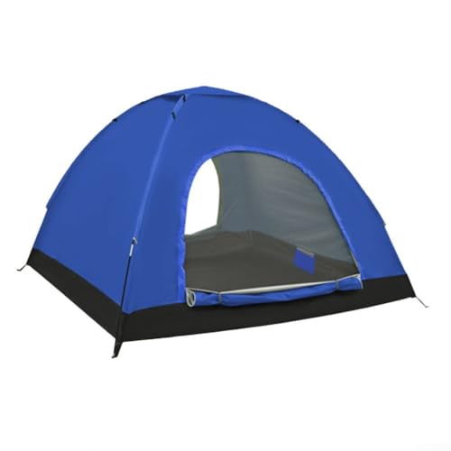 Tienda de campaña ligera para 3 4 personas, ideal para aventuras al aire libre y senderismo (azul)