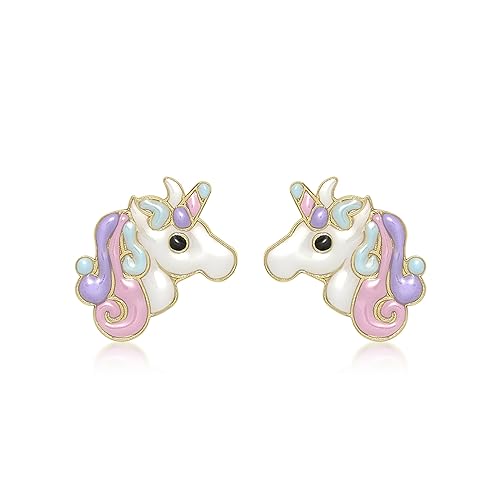 Boucles d'oreilles puces en or jaune 9 ct à la brillance certifiée