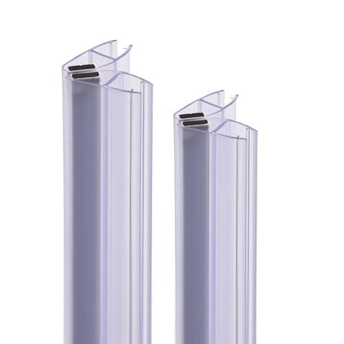KOOBON Set di 2 guarnizioni magnetiche (4 pezzi), lunghezza 100 cm, spessore vetro 6mm e 8 mm per...