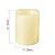 Flameless LED Battery Operated Votive Candles with Timer Flickering Plastic Votives Night Lights for Home Garden Wedding Party Christmas Halloween Decorations Pumpkin Light, Batteries Included, 6 Pack