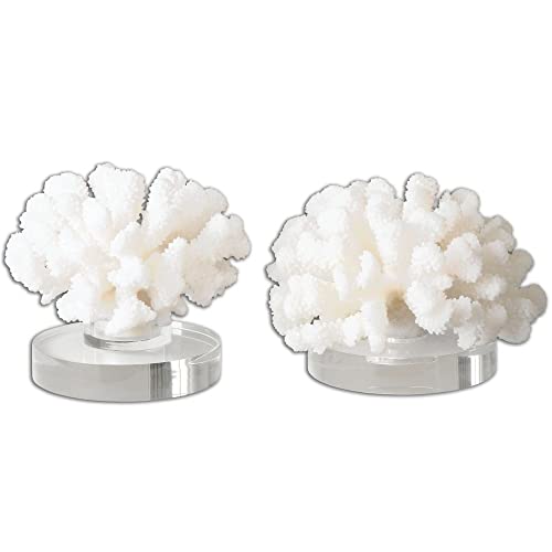 Escultura Hard Coral Uttermost 7 pulgadas set 2 miniatura 4