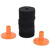 pad practica bateria audiomusica El kit de almohadillas de fieltro de tambor de 7 piezas puede satisfacer sus necesidades de uso y reemplazo, de manera muy práctica.