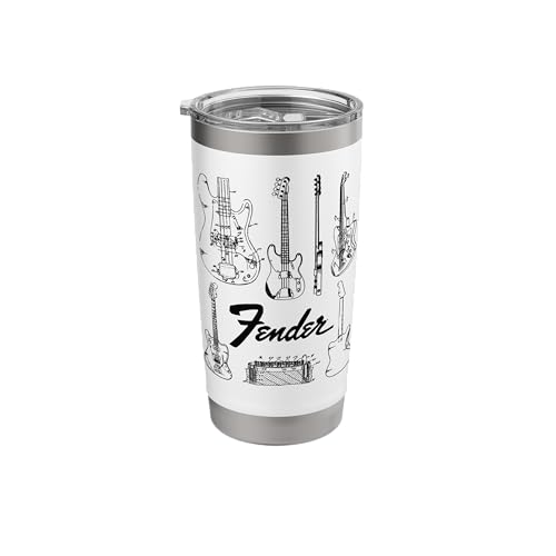 Fender Guitars & Amp Logo Stainless Steel Insulated Tumbler