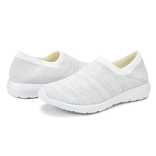 Pt&Hq Comfortable Tennis Running Shoes for Women Lightweight and Slip On Sneakers Casual Women's Walking Shoes